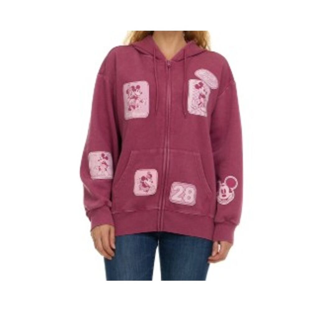 Women's Full-Zip Hoodie Disney Mickey & Minnie Size XS